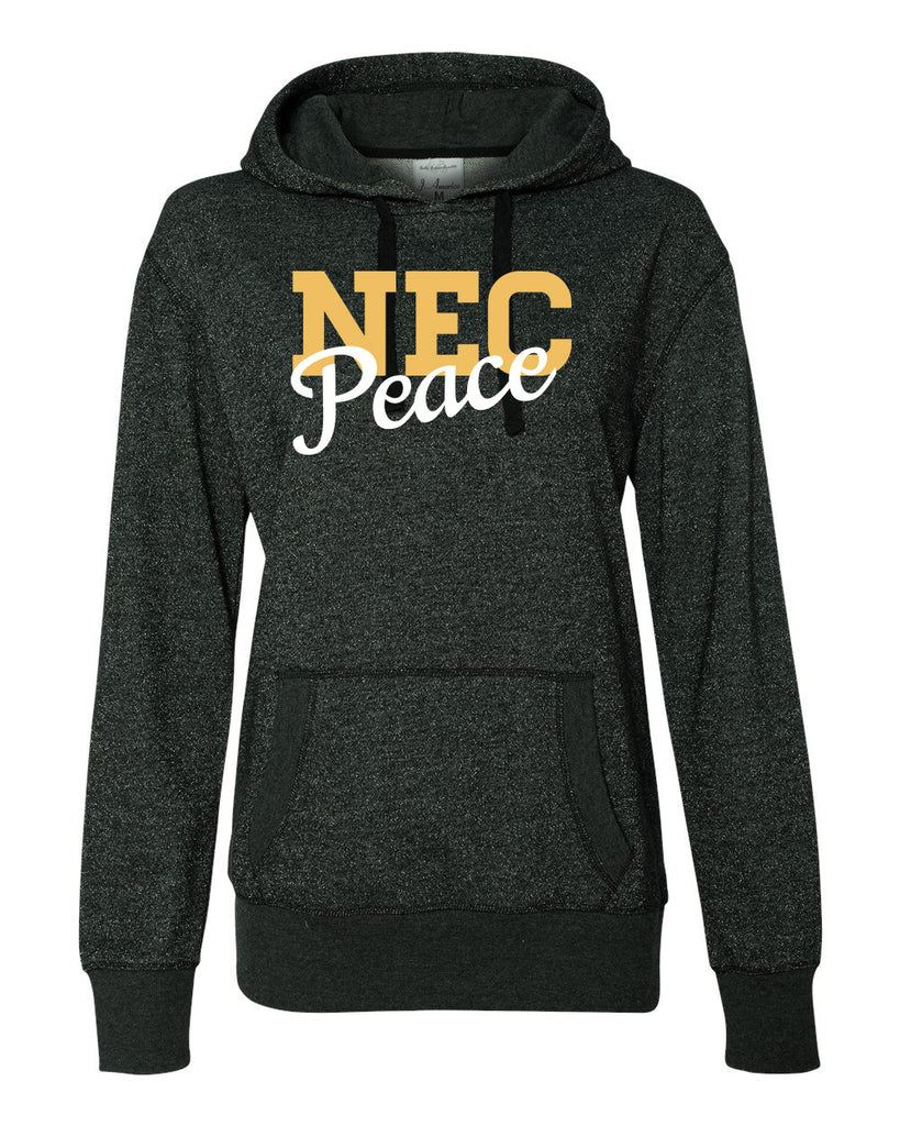 NEC Ladies Glitter Hoodie