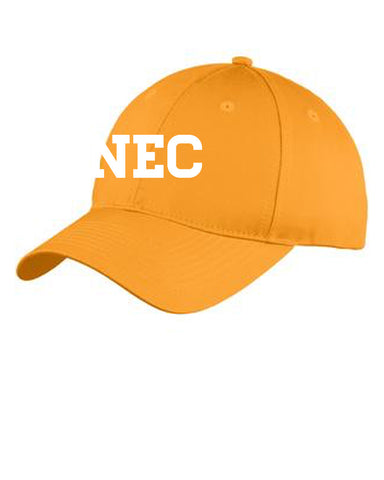 NEC Six-Panel Unstructured Twill Cap